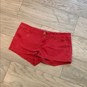 Nantucket red Abercrombie shorts, size 2